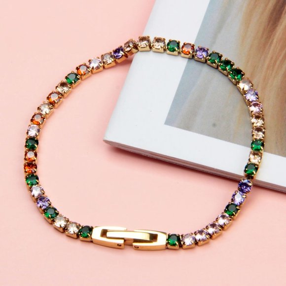 Fashion Jewelry accessories inlaid crystal stainless steel bracelet - Picture 15 of 15